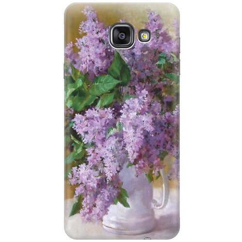 фото Силиконовый чехол на samsung galaxy a7 (2016) / самсунг а7 2016 с принтом "букет сирени" gosso