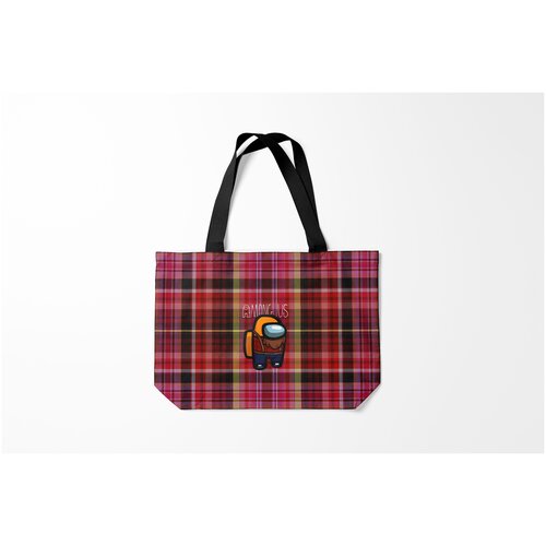 фото Сумка-шоппер / 46х35 см / геймерам / among us woodman z burnettie