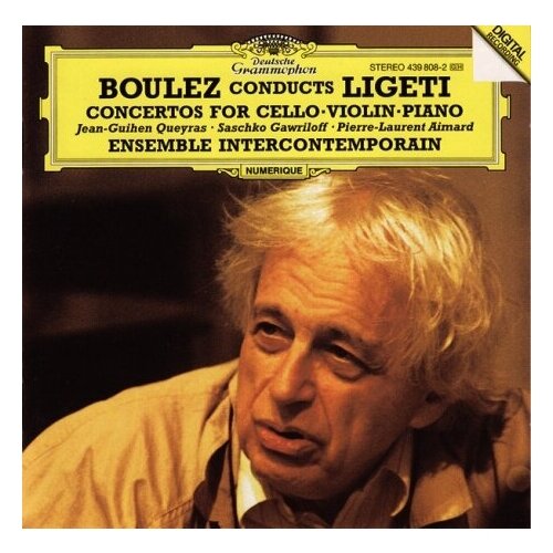 Компакт-Диски, Deutsche Grammophon, PIERRE BOULEZ - Ligeti: Cello Concerto; Violin Concerto (CD)