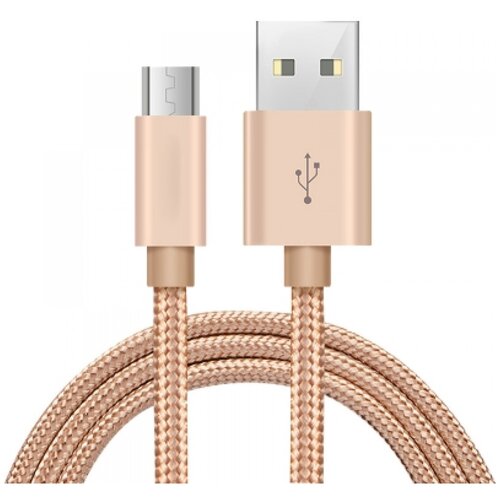 Кабель Energy USB - MicroUSB, 1 м, золотой