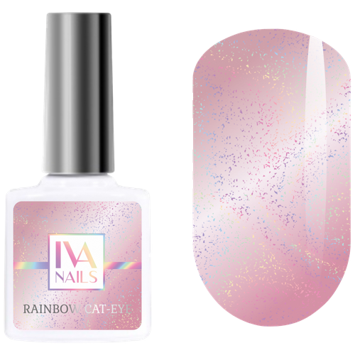 IVA Nails гель-лак для ногтей Rainbow cat-eye, 8 мл, №02