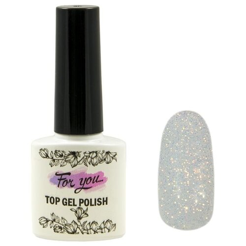 For you Верхнее покрытие Top Shimmer, gold, 10 мл