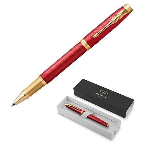 ручка шариковая parker im premium pearl gt чернила синие жемчужная подар уп 2143643 Роллер 'Parker IM Premium Red GT', черный, в подарочной уп, Китай,2143647