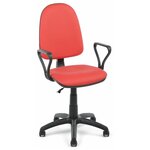 Офисное кресло Мирэй Групп Престиж самба плюс, обивка: искусственная кожа, цвет: кожзам красный - изображение