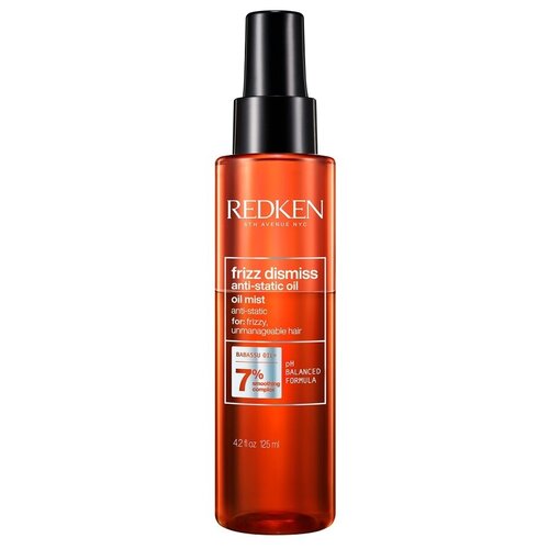 фото Redken frizz dismiss - редкен фриз дисмисс масло- спрей с антистатическим эффектом, 125 мл -