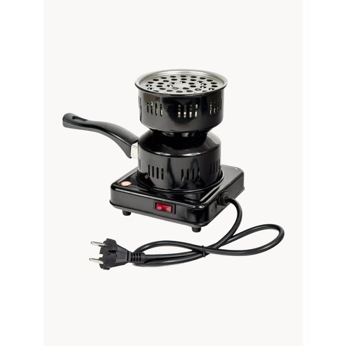 Электрическая плита для розжига угля, черная, нержавеющая сталь