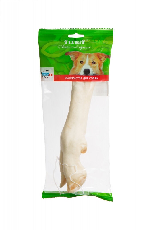Лакомство для собак нога баранья TitBit большая (мягкая упаковка 1шт)