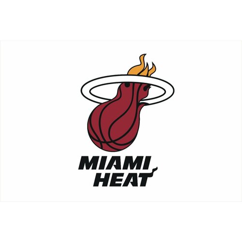 Флаг Miami Heat 100х150 см