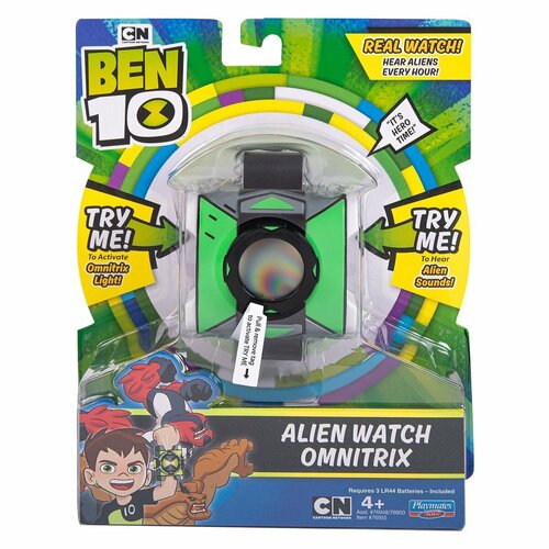 Ben 10 Интерактивная игрушка ALIEN WATCH OMNITRIX Часы Омнитрикс электронные / 76955