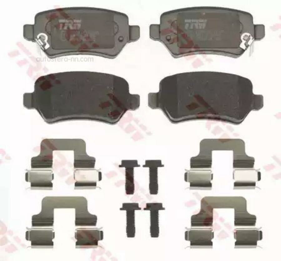 TRW GDB1515 колодки тормозные дисковые ЗАД OPEL ASTRA G ZAFIRA