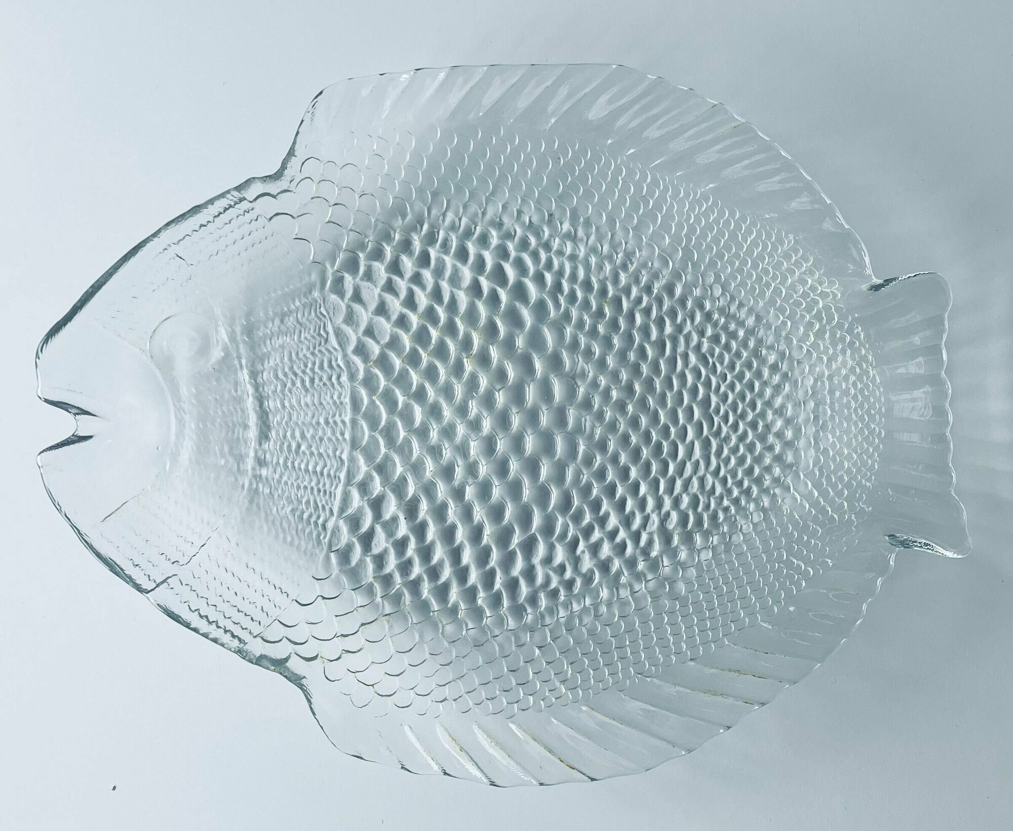 фото Блюдо для закусок "Рыба". Стекло. Турция, 2000-е.