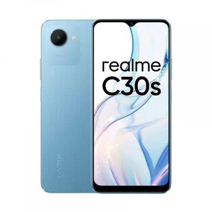 Смартфон Realme C30s, 6.5", 2Гб, 32Гб, 8Мп, 5Мп, microSD, 2sim, 5000мАч, синий