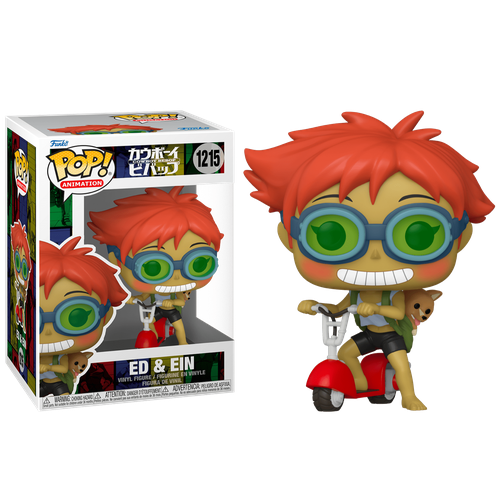 Фигурка Funko POP Ed and Ein on Scooter (Vaulted) из аниме Cowboy Bebop 1215 фигурка percy vaulted из мультфильма smallfoot