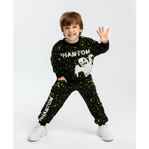 фото Толстовка button blue, размер 98, черный