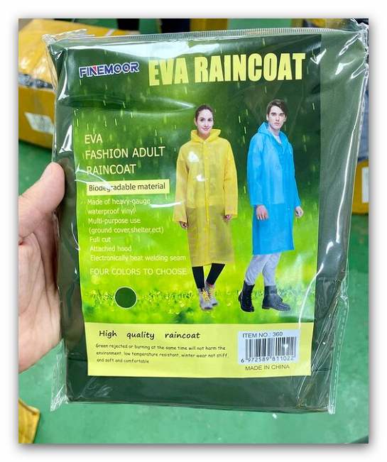 Плащ-дождевик Eva, размер Универсальный, зеленый — фото 1