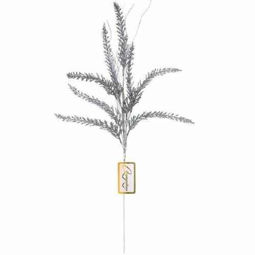 Ветка декоративная Изящный колос 75 см Серебро 618₽