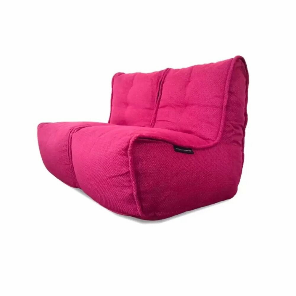 Дизайнерский маленький диван Twin Couch - Sakura Pink - 120х80х80 - двухместный узкий диванчик для салона красоты, балкона, кухни, детской (нераскладной)