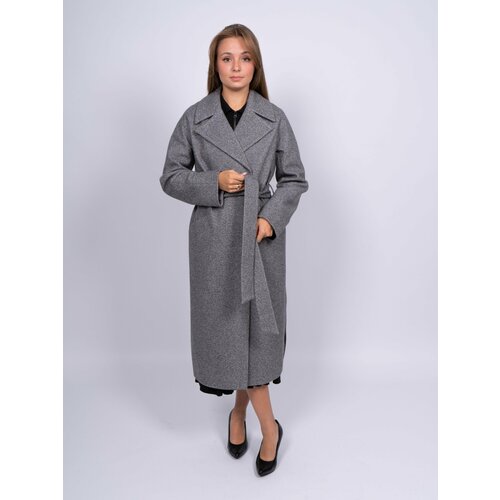 фото Пальто демисезонное, размер 42, серый 365 clothes