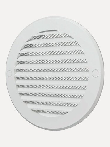 Изображение товара Вентиляционная решетка Era 12РКС, круглая, белая, 125x161 мм