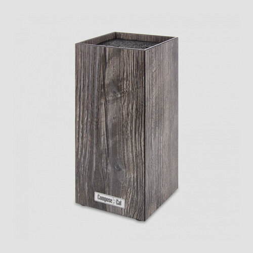 Подставка универсальная для кухонных ножей, 10х10х23 см, дуб прованс, композитный материал PDN102057OA4 Everyday