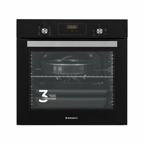 Электрический духовой шкаф Delvento V6ES68017 черное стекло 4348300₽