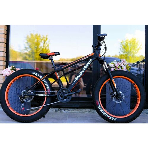 Велосипед 26 SPR Fatbike фэтбайк Стильный Горный Проходимый оранжевый 2335000₽