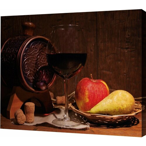 Картина на холсте Вино, 30х40 см