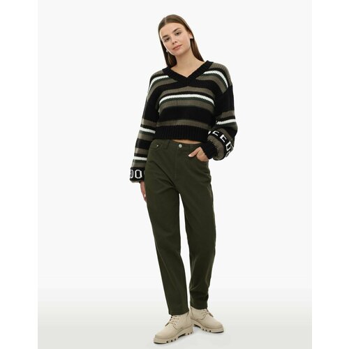 фото Брюки gloria jeans, размер 36/158, хаки