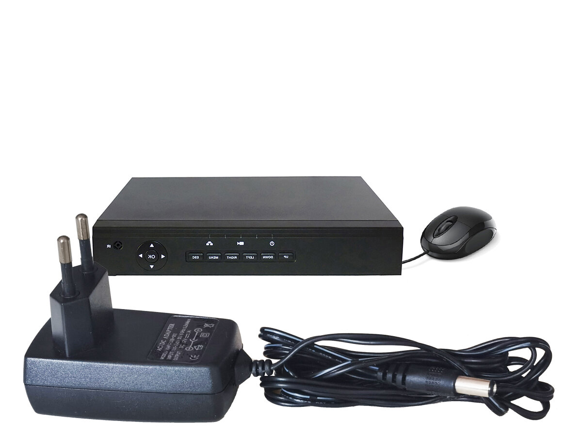4 канальный сетевой IP POE регистратор SKY Model: N5004-POE (P43542N50) - цифровой видеорегистратор hd, 4 канальный