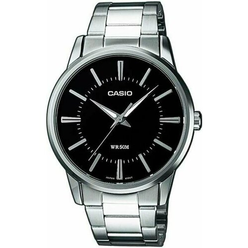 фото Наручные часы casio, серебряный, черный