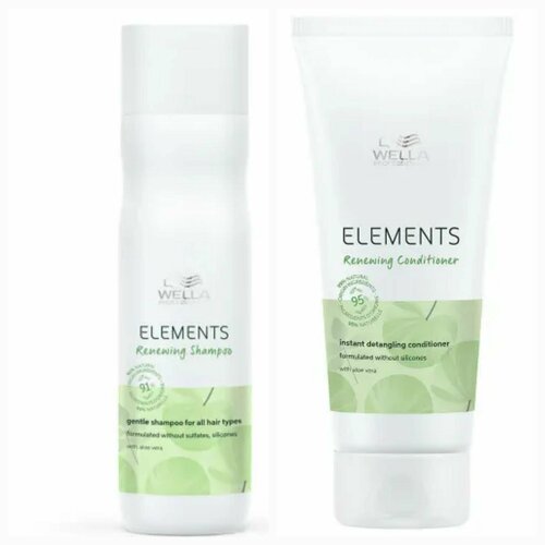 Wella Professional ELEMENTS Обновляющий Бальзам и Шампунь