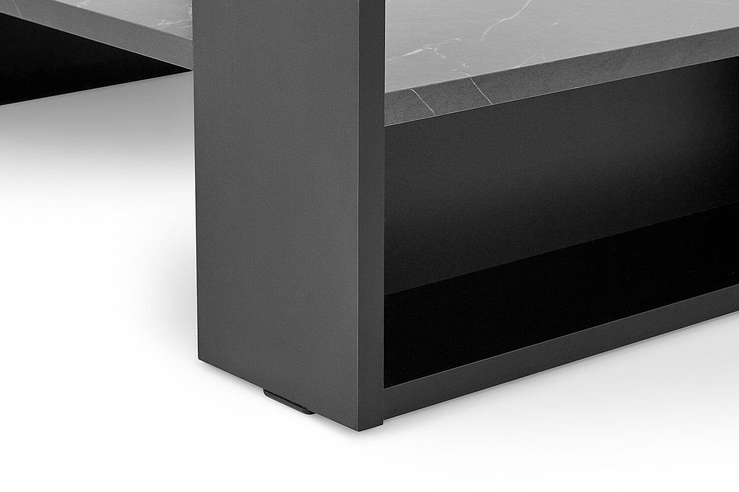 Журнальный стол Hoff Мартин, 80х39х50 см, цвет креатель, чёрный
