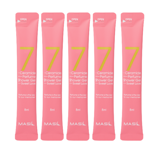 Набор гелей для душа Masil 7 CERAMIDE PERFUME SHOWER GEL Sweet Love 8 ml (5 шт.)