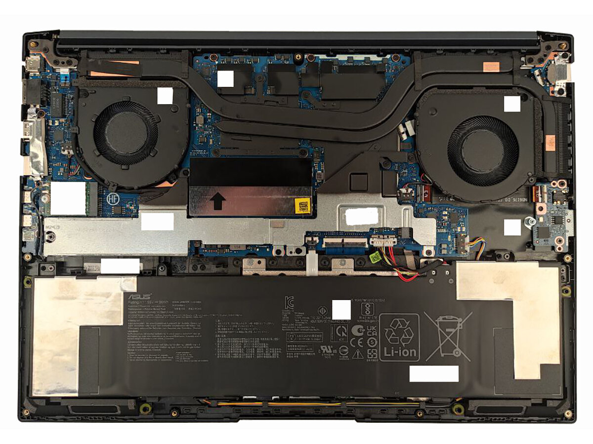 Ноутбук ASUS VivoBook Pro 16 OLED K6602VU-MX098 90NB1151-M00660 (16", Core i7 13700H, 16Gb/ SSD 1024Gb, GeForce® RTX 4050 для ноутбуков) Синий - фото №3