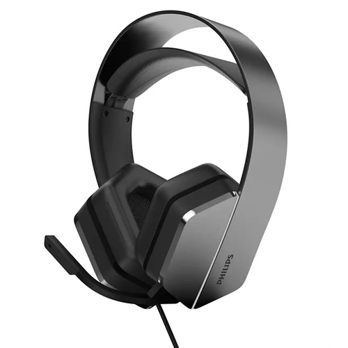 Гарнитура Philips Игровая TAG5106BK, DTS Headphone: X 2.0, 2,4 ГГц беспроводное + BT5.2 + 3,5 мм, Излучатели 50 мм / LED-подсветка, Съемный о