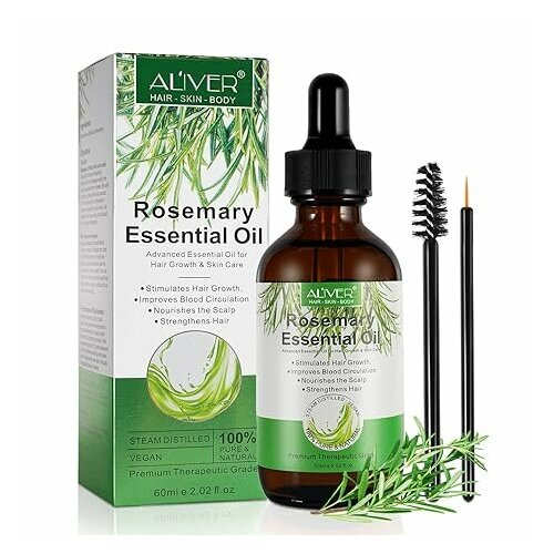 ALIVER hair-skin-body Rosemary Essential Oil (Hair Growth & Skin Care) 60 мл