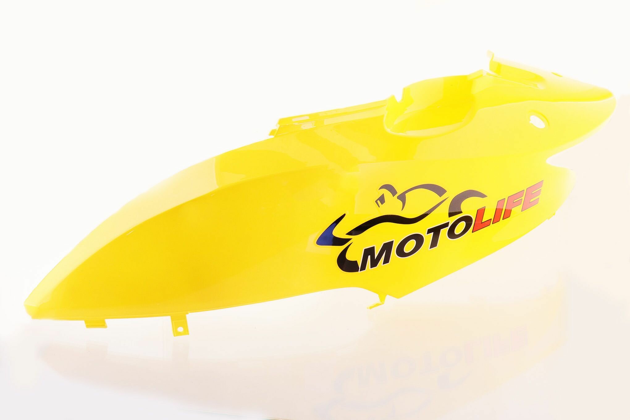 фото Пластик Motolife Funny 50 задний боковой (левый) жёлтый