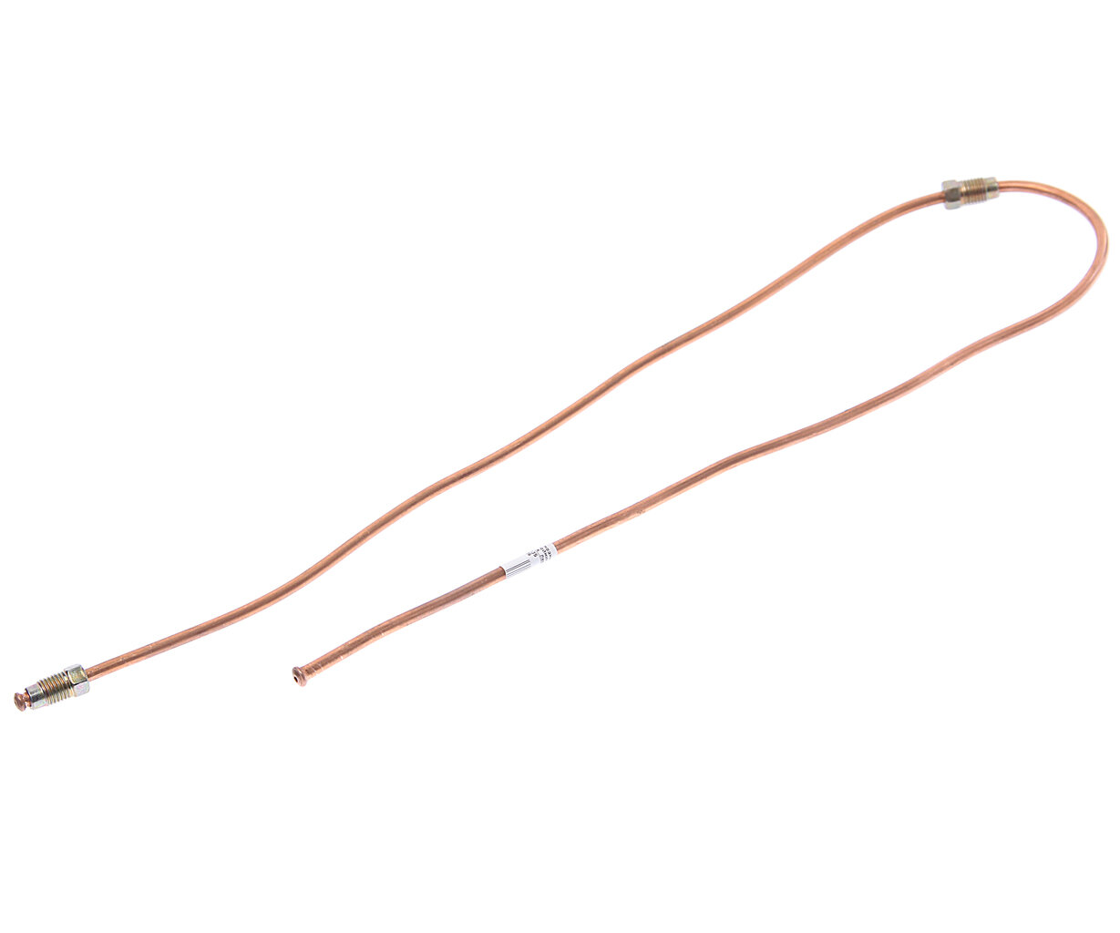 фото Трубка тормозная ГАЗ-2217 от тройника заднего моста к левому заднему тормозу медная НН