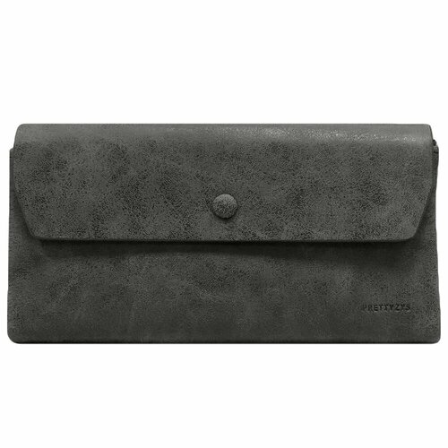 фото Кошелек canevo, фактура гладкая, серый