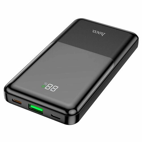 Внешний аккумулятор - Hoco Q9 PD20 QC, 10000мАч, USB Type-C Lightning, черный, 1 шт. аксессуар hoco u76 fresh magnetic usb type c black 115182