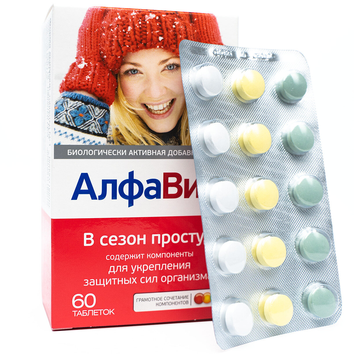 Изображение Алфавит в сезон простуд таб. 525мг №60