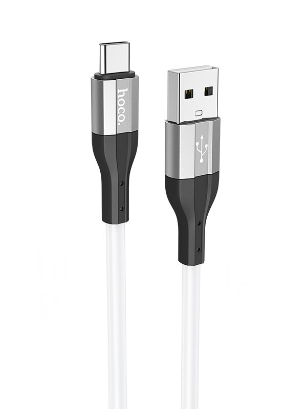 Кабель USB Type-C HOCO X72 Silicone 3.0A 1.0м белый