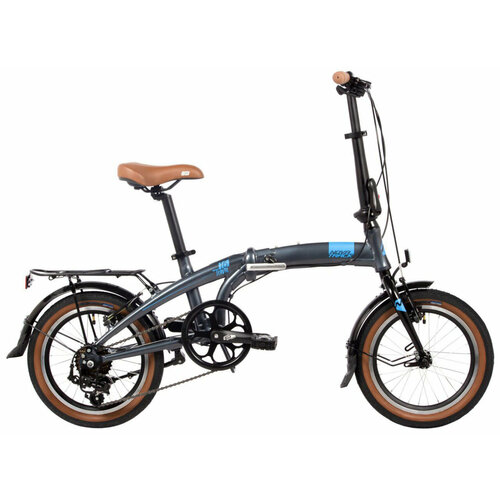 Подростковый велосипед Novatrack Town 16 2024 16 Серый 101-115 см 3372000₽