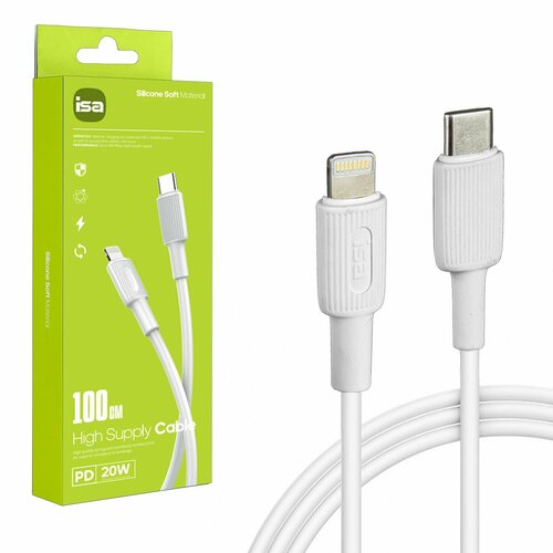 Кабель Type-C Lightning 1m PD 20W BX-1 дата кабель satechi usb c lightning 1 8 м 29 вт 480 мбит с mfi поддержка pd серый космос space gray