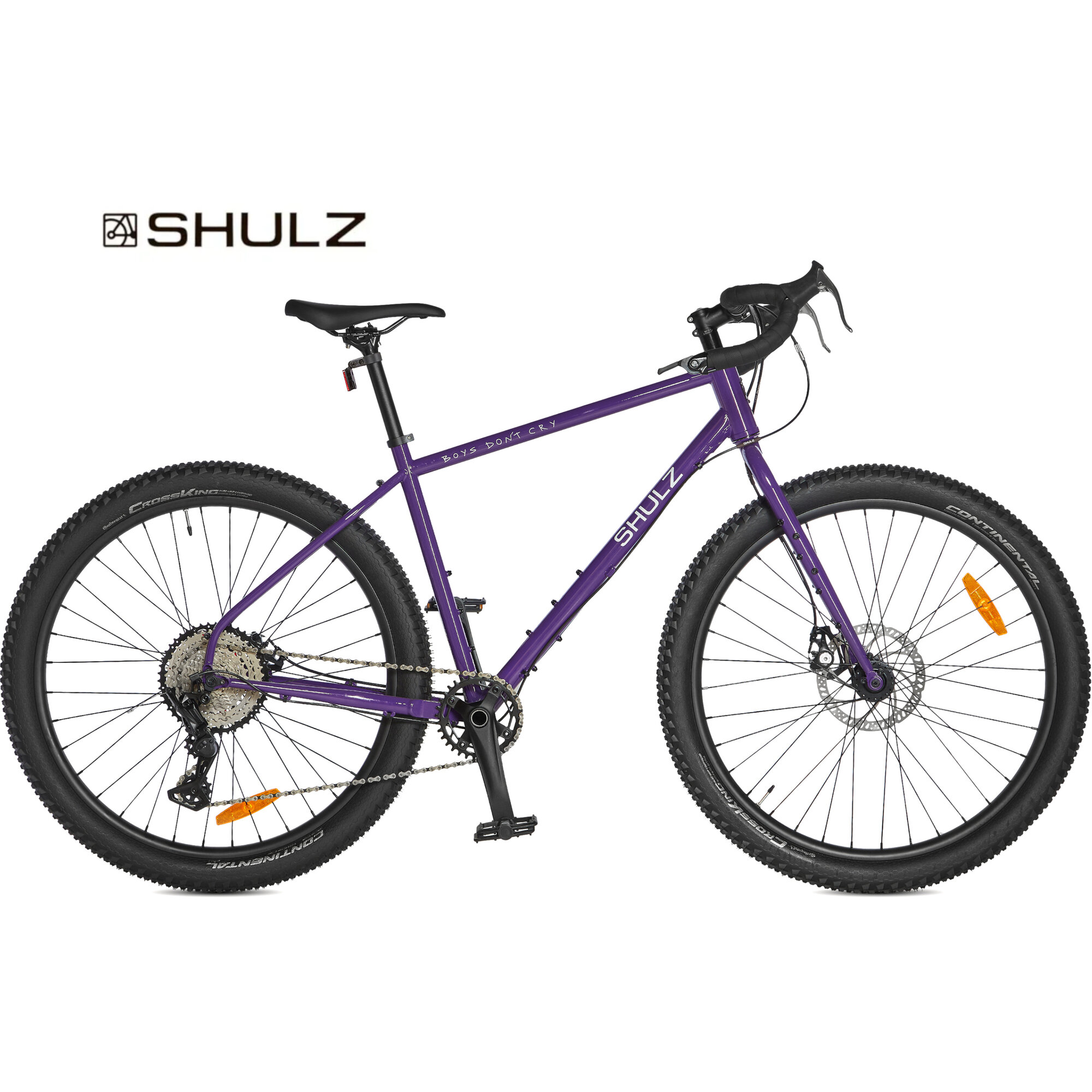 Велосипед для приключений SHULZ Boys Don’t Cry фиолетовый L