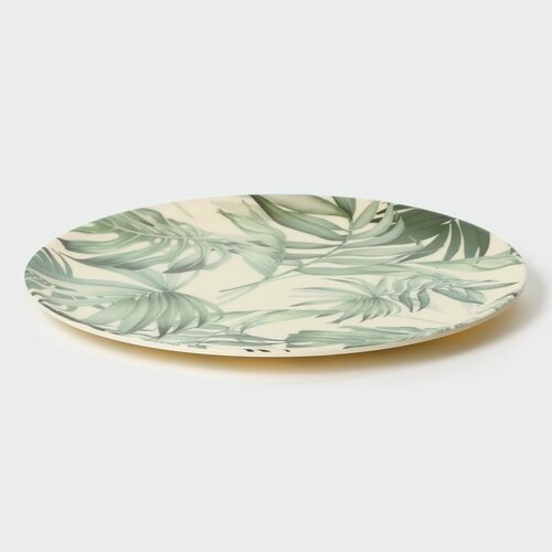 Тарелка «Лист папоротника», d=28 см