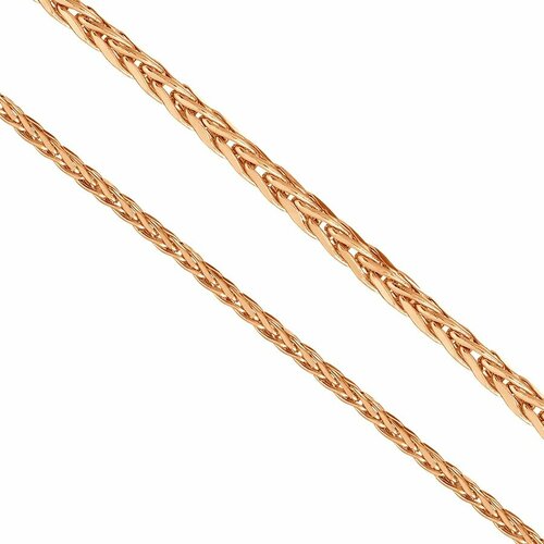 Цепь Костромской цепевязальный завод, красное золото, 585 проба, длина 60 см, средний вес 8.49 г