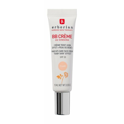 Erborian BB Cream Au Ginseng Makeup Care Крем для лица SPF 20 Дорожный размер