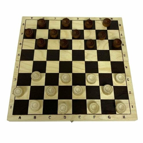 Шашки деревянные 