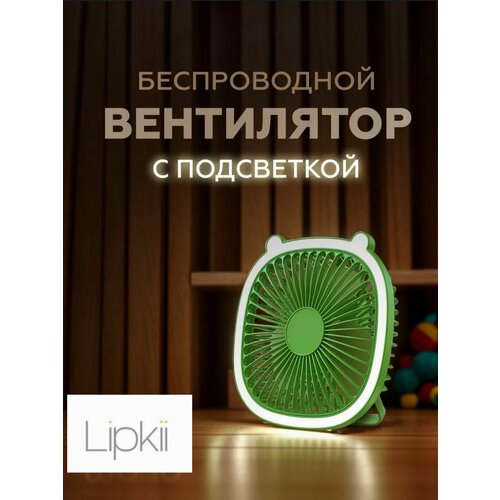 Вентилятор настольный бесшумный мощный мини для дома USB с подсветкой портативный 228000₽